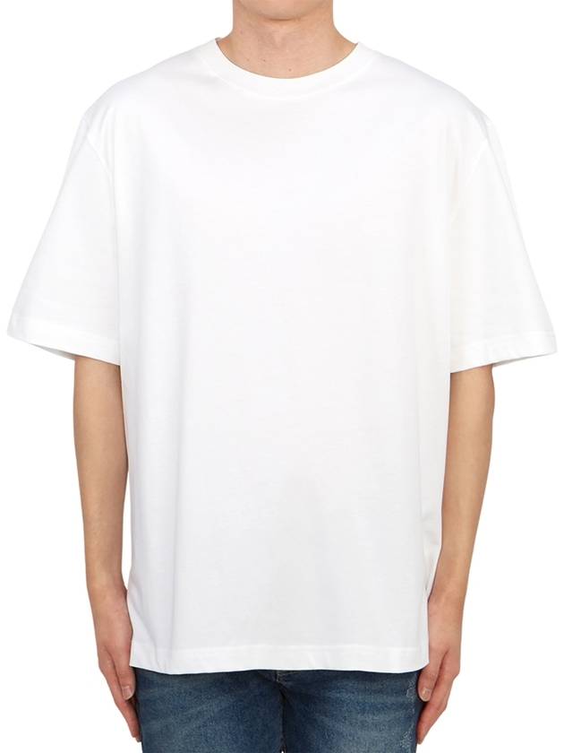 Men's short sleeve t-shirt LAY SNM 1066 OPTIC WHITE - STUDIO NICHOLSON - BALAAN 1