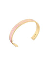 Cord Bangle Bracelet Gold Pink - DIOR - BALAAN 3