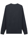 Logo Cropped Neck Oversized Fit Sweatshirt Black - ACNE STUDIOS - BALAAN 3