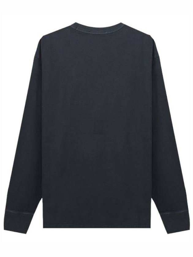 Logo Cropped Neck Oversized Fit Sweatshirt Black - ACNE STUDIOS - BALAAN 3