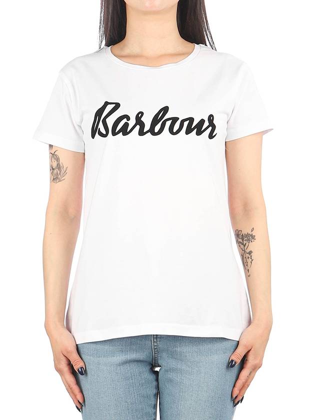 Otterburn Short Sleeve T-shirt White - BARBOUR - BALAAN 2