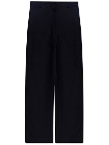 Women's Wool Straight Pants Black - BALENCIAGA - BALAAN 1