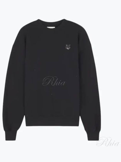 Bold Fox Head Patch Comfort Sweatshirt Black - MAISON KITSUNE - BALAAN 2