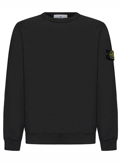 Wappen Patch Crew Neck Cotton Sweatshirt Lead Grey - STONE ISLAND - BALAAN 2