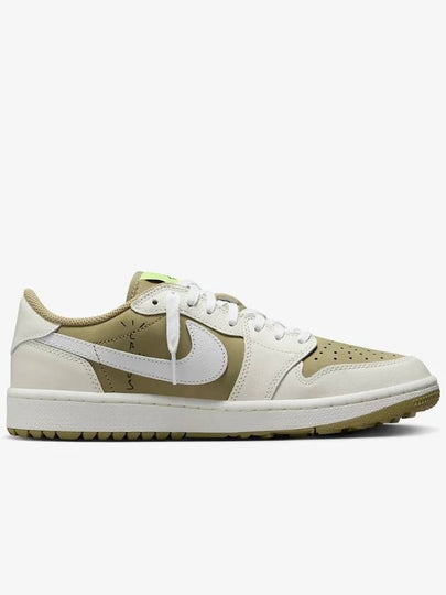 Jordan 1 Travis Scott Retro Low Golf NRG Neutral Olive FZ3124 200 - NIKE - BALAAN 2