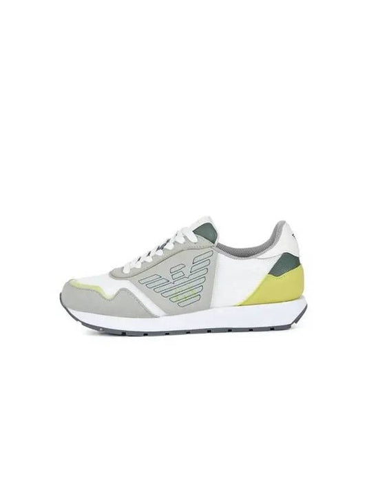 Women s Eagle Stitch Color Scheme Sneakers White 270398 - EMPORIO ARMANI - BALAAN 1