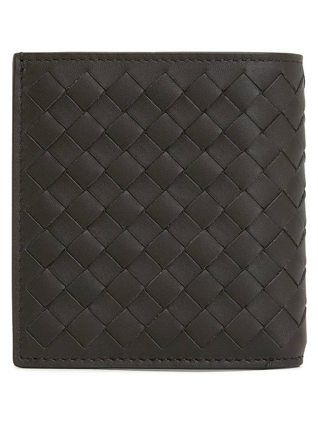 Intrecciato Small Folder Half Wallet Brown - BOTTEGA VENETA - BALAAN 3