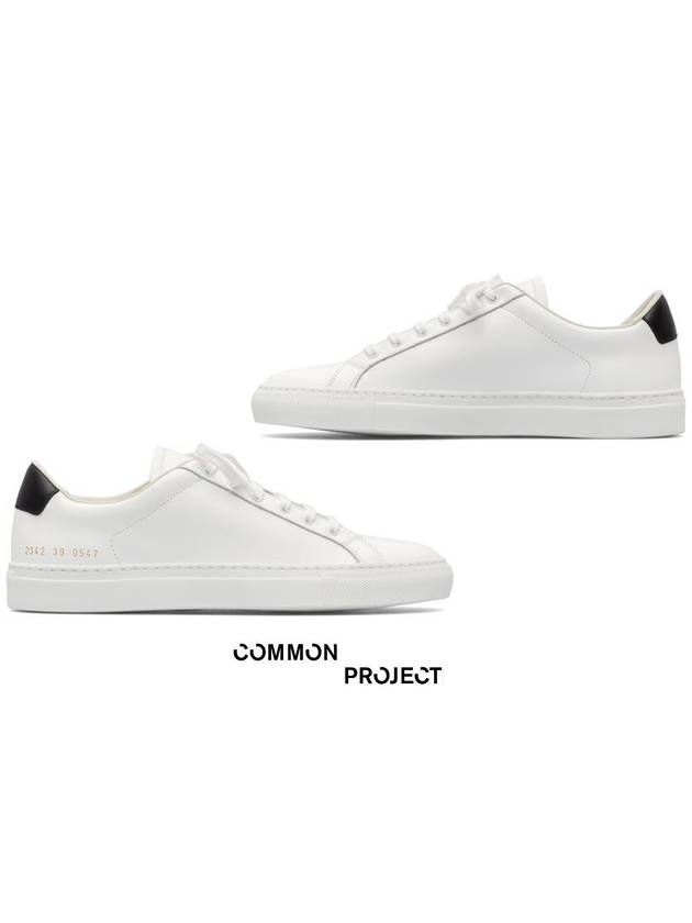 Retro Low Top Sneakers White - COMMON PROJECTS - BALAAN 9