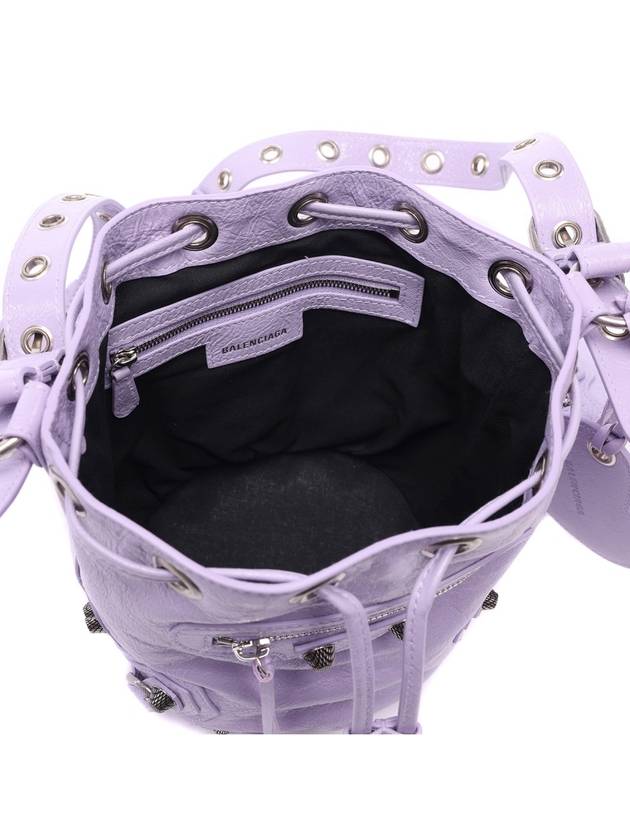 Le Cagol Bucket Bag Purple - BALENCIAGA - BALAAN.