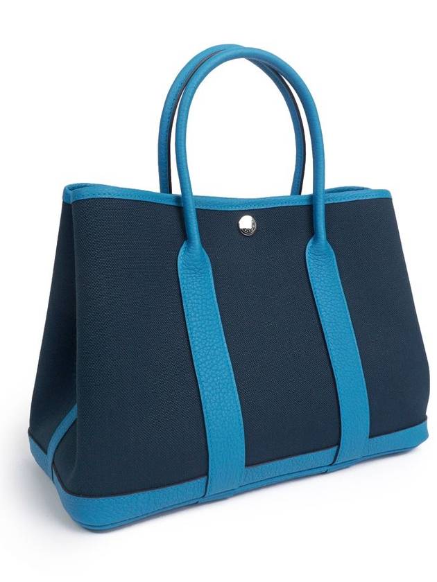 Garden Party 30 Tote Bag Blue - HERMES - BALAAN 4