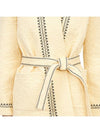 Women's Terenzio Belt Pocket Cotton Jacket Beige - VANESSA BRUNO - BALAAN 10