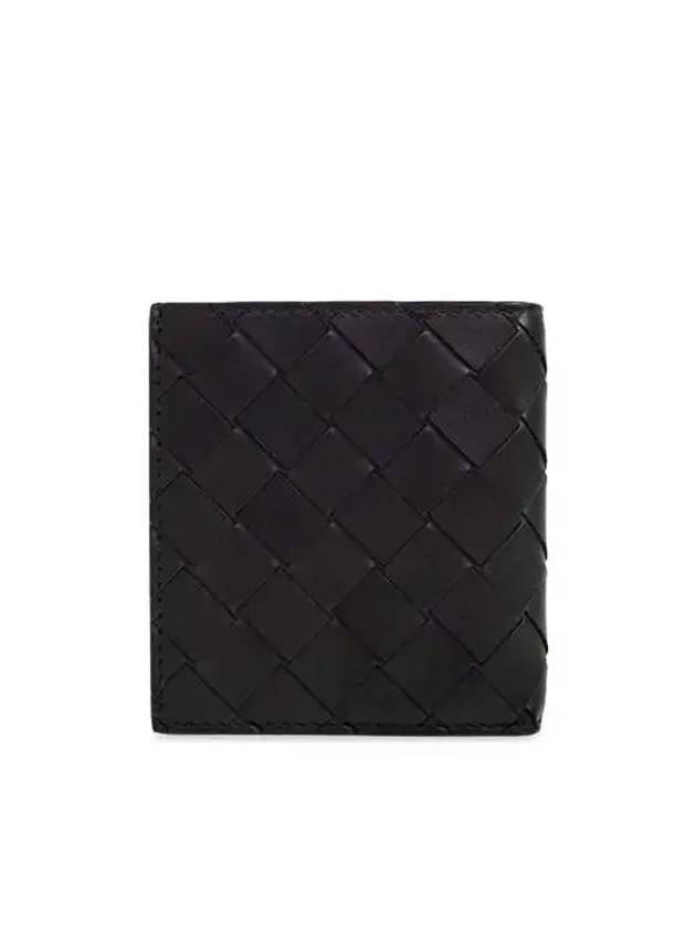 Intrecciato Slim Half Wallet Black - BOTTEGA VENETA - BALAAN 2