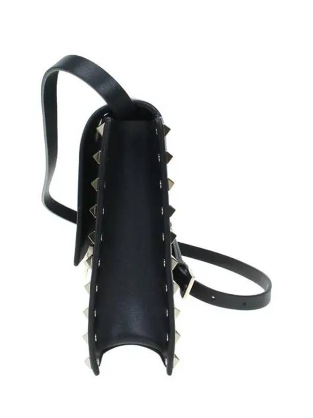 Rockstud Shoulder Bag Black - VALENTINO - BALAAN 4