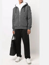 Men's Classic Bunny 2 Zip Up Hoodie Charcoal White - MOOSE KNUCKLES - BALAAN 5