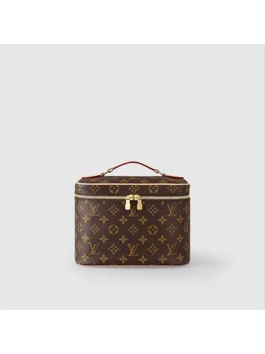 Nice BB Monogram Canvas Pouch Bag Brown - LOUIS VUITTON - BALAAN 2