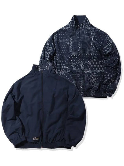 Reversible Bandana Trucker Windbreaker Navy - OFFGRID - BALAAN 2