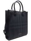 Slim Vertical Denny Tote Bag Charcoal - BURBERRY - BALAAN 4