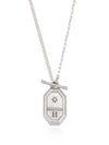 Silver Lock Pendant Necklace - CHAMBRILLER - BALAAN 1