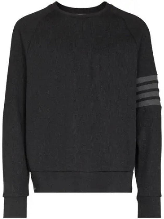 4 Bar Stripe Sweatshirt Dark Grey - THOM BROWNE - BALAAN 2