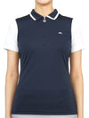 Women's Antonia Golf Polo Shirt Navy - J.LINDEBERG - BALAAN 2