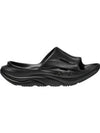 Ora Recovery Slide 3 Slippers Black - HOKA ONE ONE - BALAAN 2