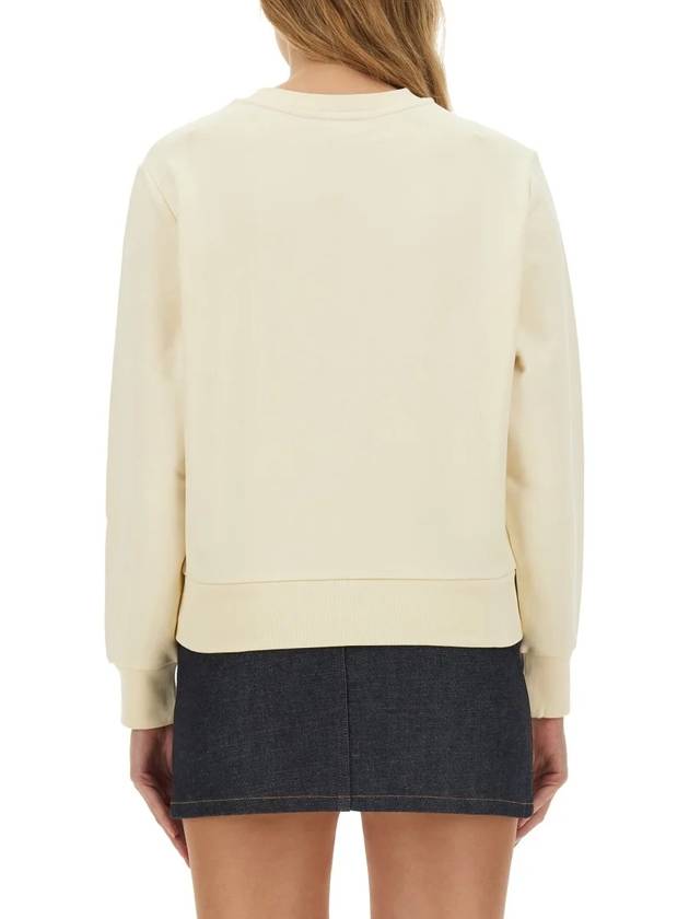 Rue Madame Cotton Sweatshirt Beige - A.P.C. - BALAAN 3