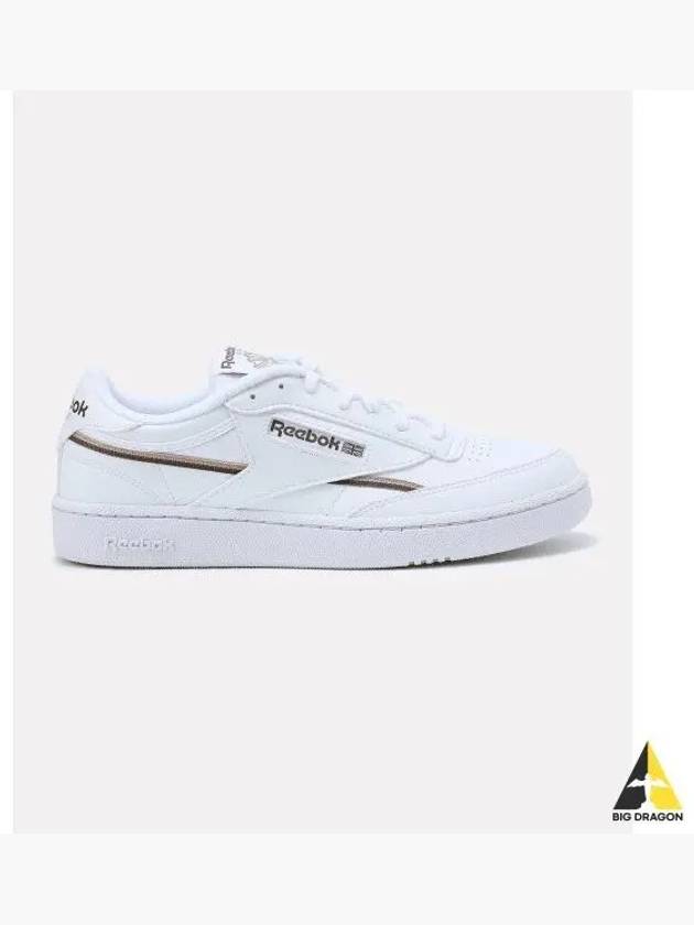 Club C 85 Vegan White Brown 100074447 - REEBOK - BALAAN 1