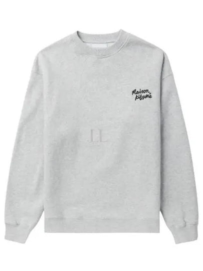 Handwriting Comfort Sweatshirt Grey - MAISON KITSUNE - BALAAN 2