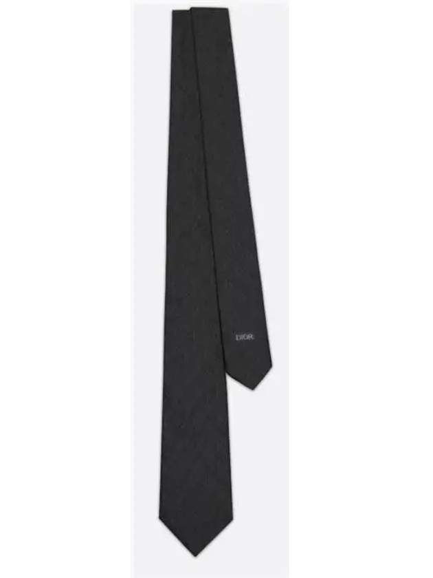 CD Diamond Silk Tie Black - DIOR - BALAAN 2