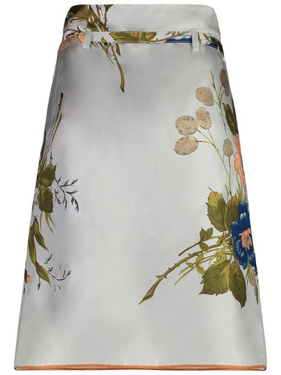 Prada Printed Silk Skirt - PRADA - BALAAN 2