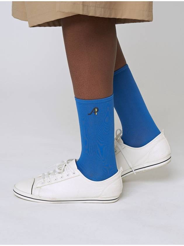 Plus Cool Crew Socks Turquoise Blue - ATHPLATFORM - BALAAN 1