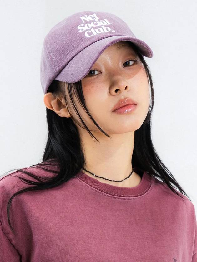 PIGMENT STITCH CAP PLUM PURPLE - NET SOCIAL CLUB - BALAAN 6