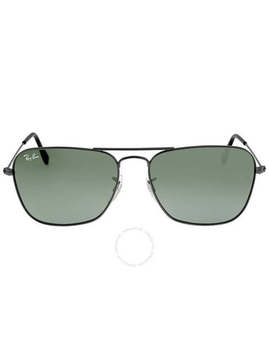 Ray Ban Caravan Green Classic G-15 Square Unisex Sunglasses RB3136 004 55 - RAY-BAN - BALAAN 1