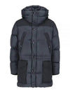 Logo Applique Nylon Puffer Padding Charcoal Grey - BURBERRY - BALAAN 2