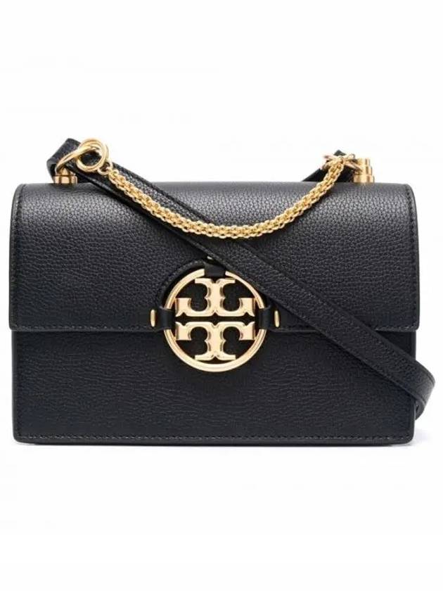 Miller Small Flap Shoulder Bag Black - TORY BURCH - BALAAN 3