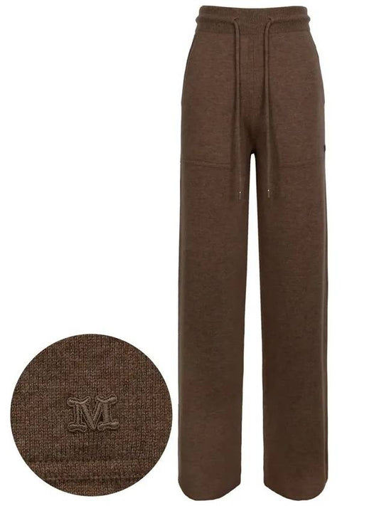 Light Brown Parole Wool Cashmere Pants 012 - MAX MARA - BALAAN 1