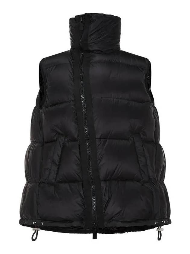 Women's untied zipup high neck padded vest black 271557 - SACAI - BALAAN 1