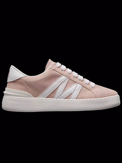 Monaco Trainer Low Top Sneakers Light Pink - MONCLER - BALAAN 2