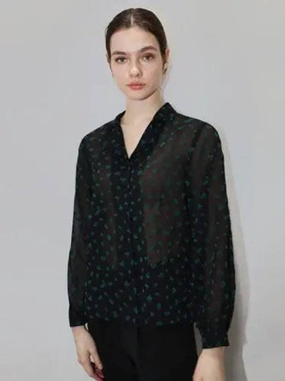 Mini Flower Blouse Black - DAMAGE MNEMONIC - BALAAN 2