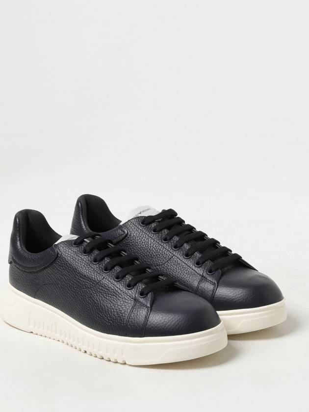 Sneakers Emporio Armani in pelle a grana - EMPORIO ARMANI - BALAAN 2