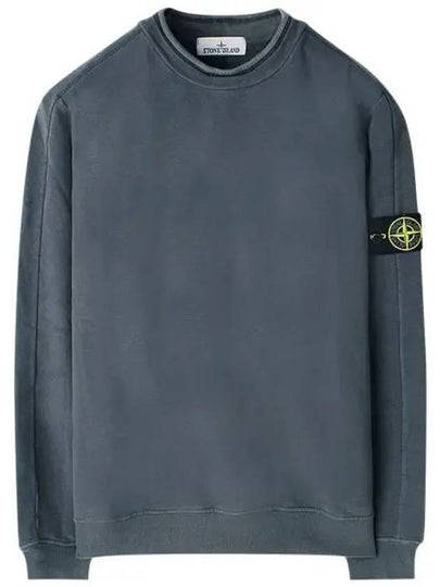 Stretch Cotton Fleece Mock Turtleneck Sweatshirt Lead - STONE ISLAND - BALAAN 2