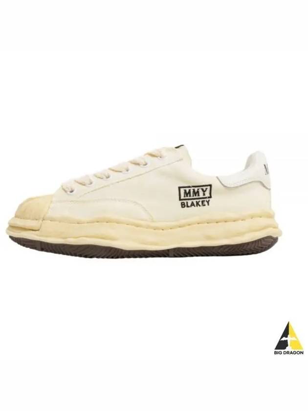 Blakey VL OG Sole Canvas Low Top Sneakers White - MIHARA YASUHIRO - BALAAN 2