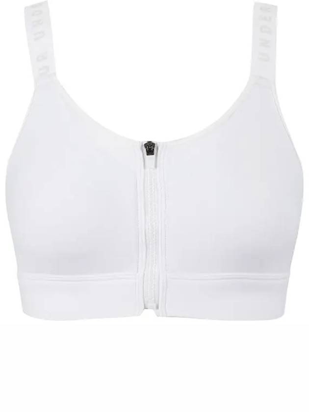 Women s Infinity High Zipper Sports Bra White - UNDER ARMOUR - BALAAN 3