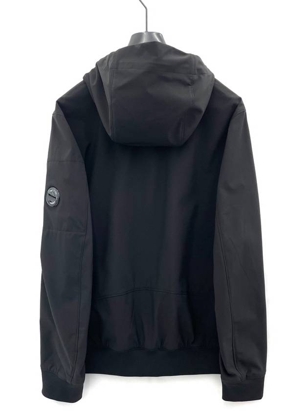 Men's Solf Shell R Lens Hooded Jacket Black - CP COMPANY - BALAAN 3