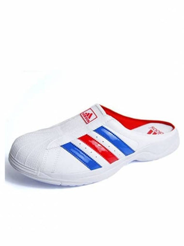 01668686PerformanceSuperstar ClogWhite Blue Red - ADIDAS - BALAAN 1