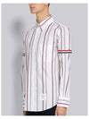 Armband striped poplin long sleeved shirt - THOM BROWNE - BALAAN 5