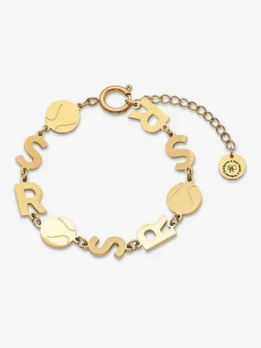 SR Tennis Bracelet Gold AC481GO - SPORTY & RICH - BALAAN 1