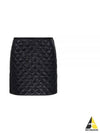 Padded Mini A-Line Skirt Black - MONCLER - BALAAN 2