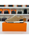 Trail Men s Sneakers Beige Suede - HERMES - BALAAN 4