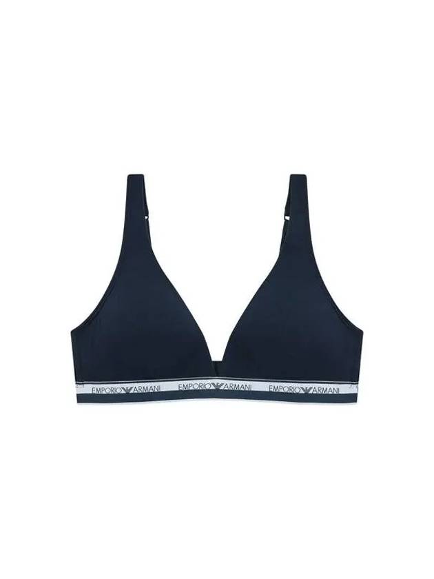 UNDERWEAR Women s Logo Line Banding Triangle Bra Marine - EMPORIO ARMANI - BALAAN 1